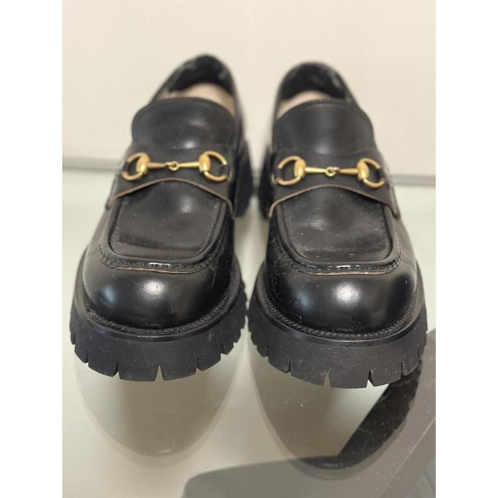 Gucci Horsebit Lug Sole Loafers